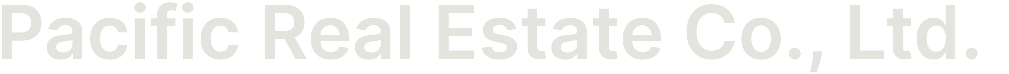 Pacific Real Estate Co., Ltd.